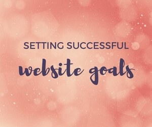 setting successful website goals blog image