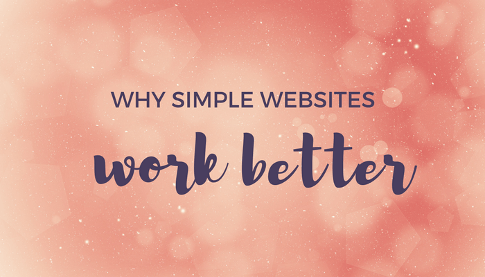 why simple websites work better header image