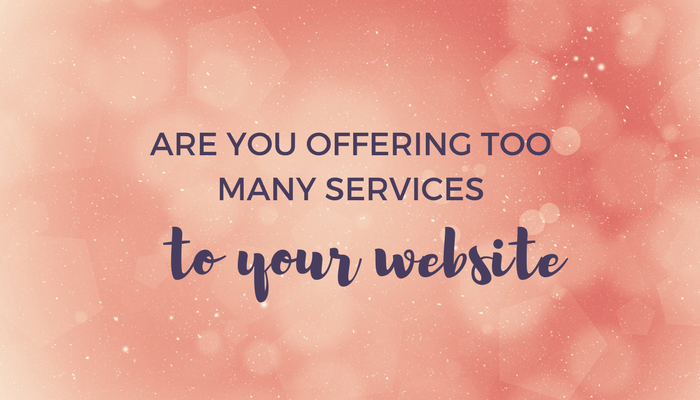 Are you offering too many services on your website header image