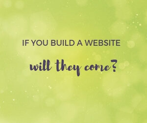 If you build a website, will they come